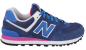 Preview: WL574MOY Damen Sneaker, New Balance , blau / pink