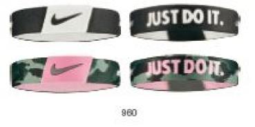 Nike Baller Bands Schweißband Unisex, black/white/green/pink, Größe M