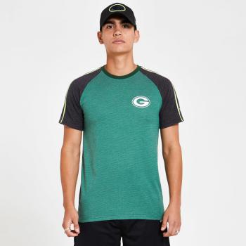 Green Bay Packers Stripe Raglan T-Shirt aus Mischgewebe in grün
