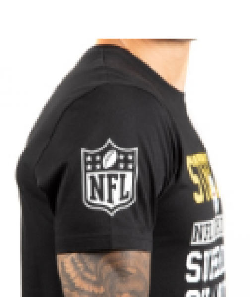 Pitsburgh Steelers NFL Large Graphic Tee, schwarz