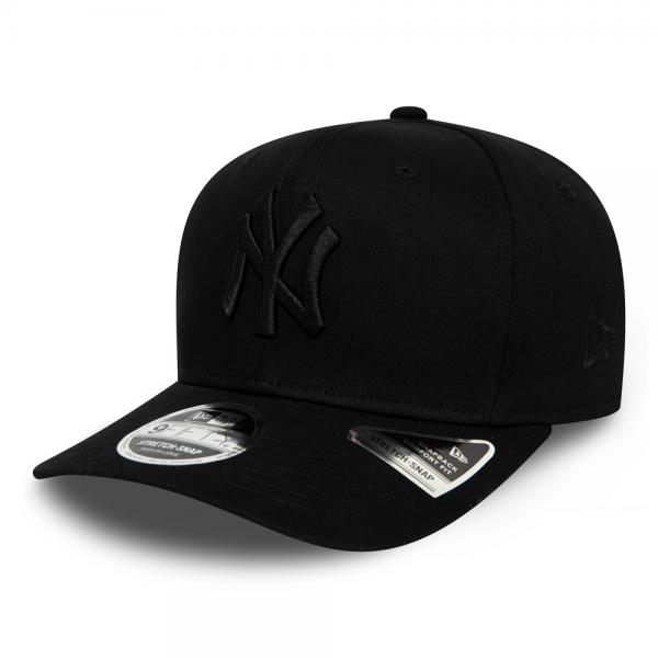 New Era Tonal Black 950 Stretch Snap New York Yankees Cap, 9Fifty
